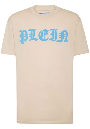 Philipp Plein Gothic Plein cotton T-shirt - Neutrals