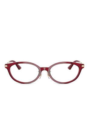 Jimmy Choo Eyewear round-frame glasses - Red
