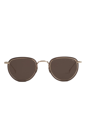 Eyevan7285 oval-frame sunglasses - Gold