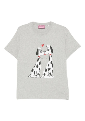 CARNE BOLLENTE x Olga Goose Candle The Pooch Smooch graphic T-shirt - Grey