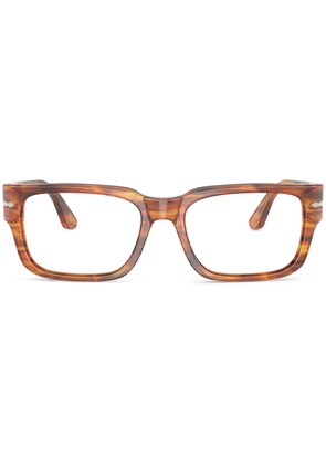 Persol stripe detailing glasses - Brown