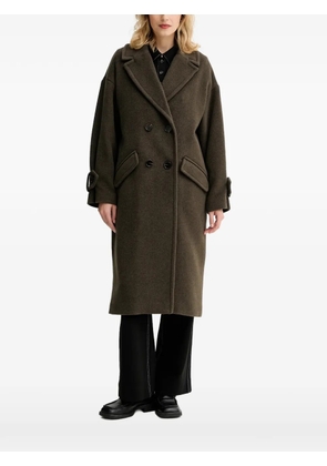 Sessùn double-breasted coat - Brown