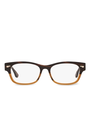 Oliver Peoples Denton rectangle glasses - Brown