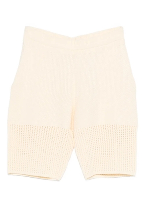 Homme Plissé Issey Miyake knitted shorts - Neutrals