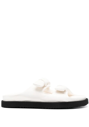 Officine Creative Chora leather slides - White