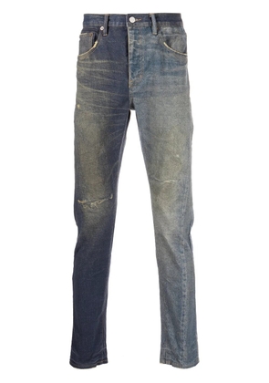 Purple Brand low-rise slim fit jeans - Blue