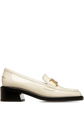 Bally Ellyane B-Chain loafers - White