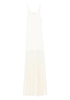 TOTEME panelled maxi dress - White