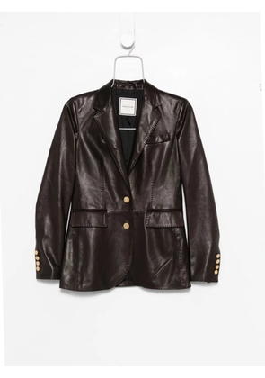 Tagliatore Sophie leather jacket - Brown