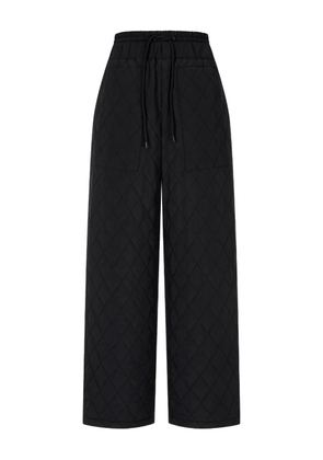 STUDIO TOMBOY diamond-quilted trousers - Black