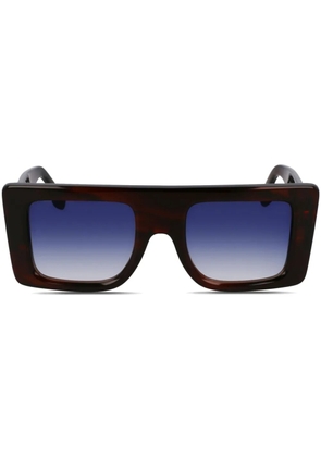 Victoria Beckham Eyewear logo-at-the-arm sunglasses - Black