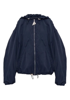 The Attico hooded jacket - Blue