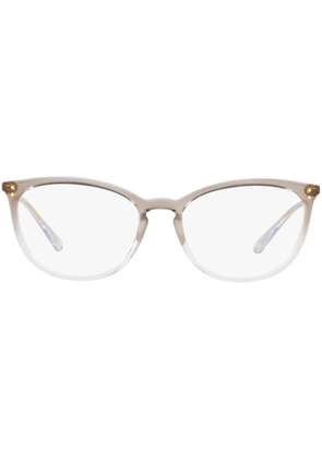 Vogue Eyewear cat-eye transparent-frame glasses - Brown
