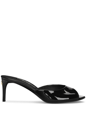 Dolce & Gabbana 60mm patent leather mules - Black
