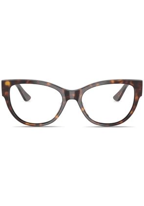 Vogue Eyewear cat-eye frame glasses - Brown