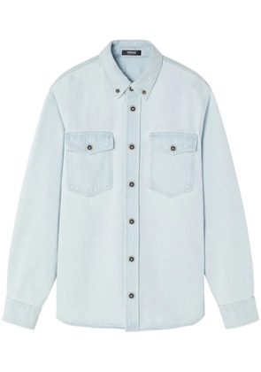 Versace Medusa-buttoned denim shirt - Blue