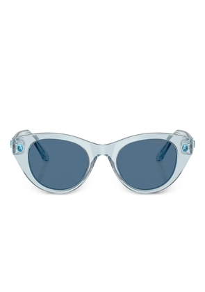 Swarovski Eyewear crystal-embellished cat-eye sunglasses - Blue