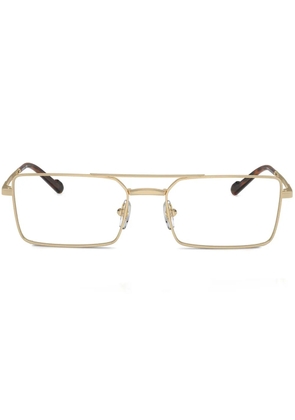 Vogue Eyewear rectangle frame glasses - Gold