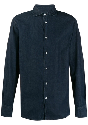 Deperlu slim-fit denim shirt - Blue