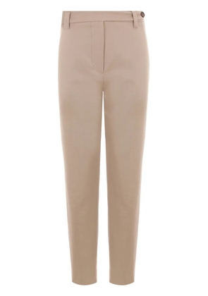 Brunello Cucinelli tapered trousers - Neutrals