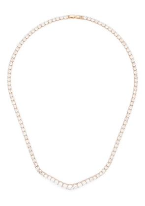 Maje zirconia stones clasp fastening Necklace - Gold