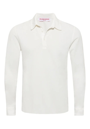 Orlebar Brown Garfield long-sleeved polo shirt - White