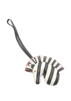 Hermès Pre-Owned 2021 GeeGee Savannah bag charm - White