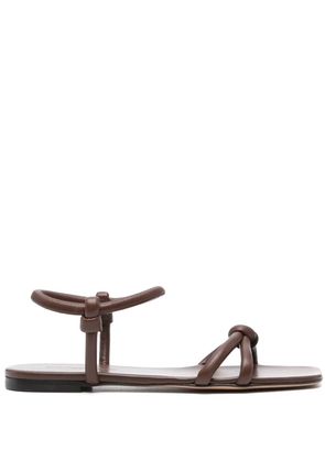 Gianvito Rossi Juno leather sandals - Brown