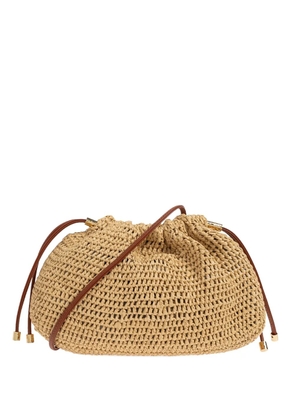 Ulla Johnson Lali raffia cross body bag - Neutrals