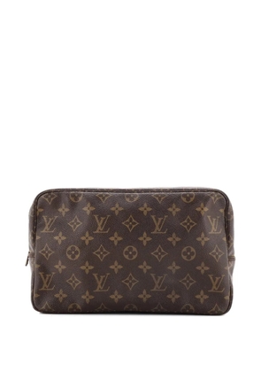 Louis Vuitton Pre-Owned Trousse Toiletry Monogram Canvas 28 pouch - Brown