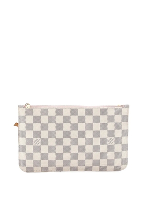Louis Vuitton Pre-Owned Neverfull Pochette Damier Large pouch - White