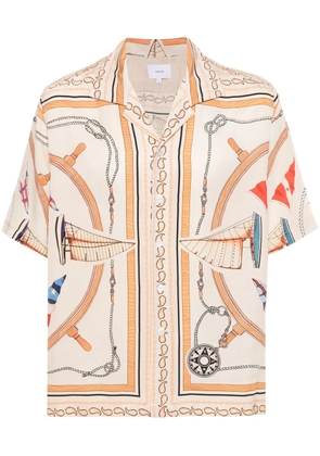 RHUDE Rhude Nautica silk shirt - Neutrals