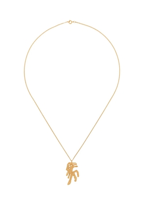 LOVENESS LEE horse Chinese zodiac necklace - Gold