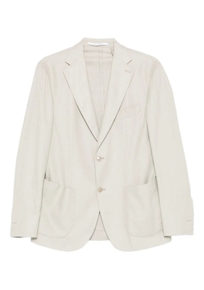 Eleventy single-breasted patch-pocket blazer - Green