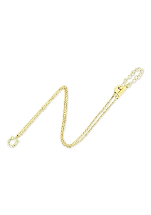 Ferragamo crystal embellishee necklace - Gold