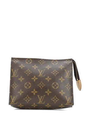 Louis Vuitton Pre-Owned Toiletry Monogram Canvas 19 pouch - Brown