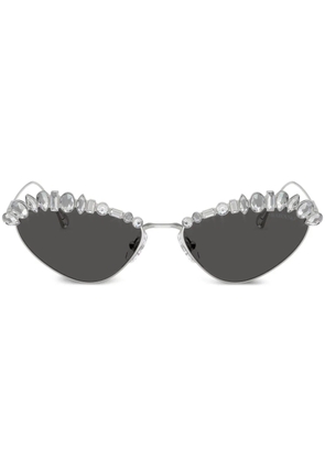 Swarovski Eyewear cat-eye sunglasses - Silver
