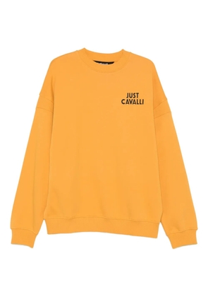 Just Cavalli graphic-print sweatshirt - Orange