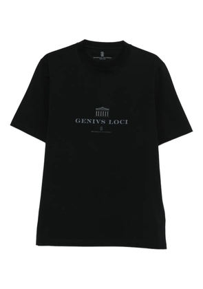 Brunello Cucinelli graphic T-shirt - Black