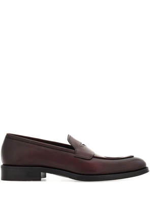 Ferragamo penny-slot loafers - Red