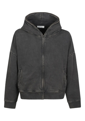 ENTIRE STUDIOS zip-up hooded sweater - Grey