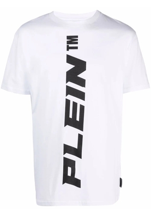 Philipp Plein vertical logo print T-shirt - White