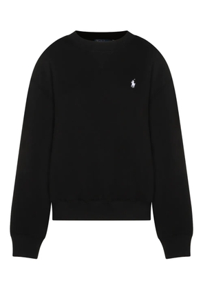 Polo Ralph Lauren logo-embroidery crew-neck sweater - Black