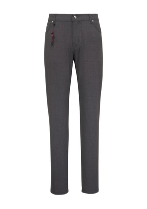 Marco Pescarolo belt loops trousers - Grey