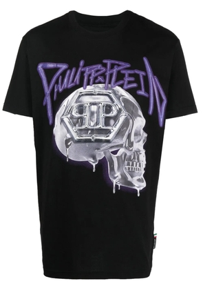 Philipp Plein skull-print short-sleeve T-shirt - Black