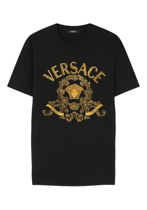Versace logo-print cotton t-shirt - Black