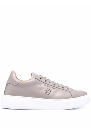 Philipp Plein logo-plaque low-top sneakers - Neutrals