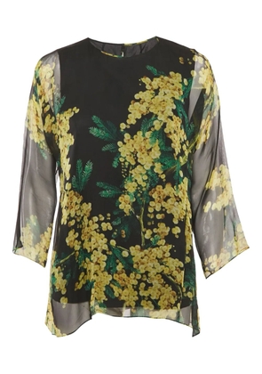 Dolce & Gabbana Pre-Owned floral-print blouse - Black