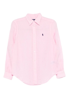 Polo Ralph Lauren longsleeve linen top - Pink
