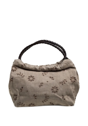 Furla floral-pattern shoulder bag - Neutrals